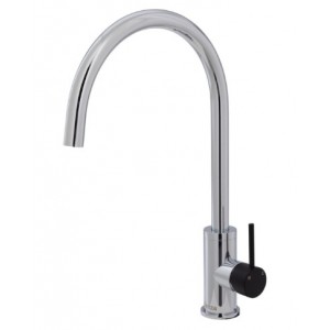 Kaya Sink Mixer, Matte Black Handle